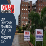 GNA University Admission Open For PhD Program 2025